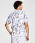 Фото #2 товара Men's Lily Bloom Regular-Fit Floral-Print Button-Down Camp Shirt, Created for Macy's