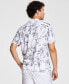 Men's Lily Bloom Regular-Fit Floral-Print Button-Down Camp Shirt, Created for Macy's