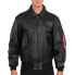 ALPHA INDUSTRIES CWU Leather jacket