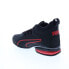 Фото #12 товара Puma Axelion Mid 37711903 Mens Black Canvas Athletic Running Shoes