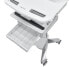 Фото #7 товара Ergotron StyleView - Multimedia cart - Aluminium - Grey - White - Aluminium - Plastic - Zinc steel - Notebook - 9.1 kg - 43.9 cm (17.3")