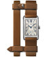 Фото #1 товара Часы Longines DolceVita Brown Leather Double Strap Watch
