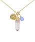 Фото #1 товара CHARGED crystal Gemstone Charm Necklace