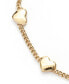 Gold-Tone Heart Delicate Bracelet