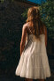 Фото #5 товара Короткое ярусное платье с воланами ZARA