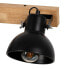 Настенный светильник Чёрный Бежевый Деревянный Железо A 220-240 V 36 x 21 x 17 cm