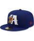 Фото #2 товара Men's Royal Amarillo Sod Poodles Authentic Collection 59FIFTY Fitted Hat