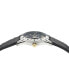 Фото #2 товара Часы Versace GMT Black Leather Watch