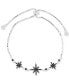 Black Spinel Starburst Chain Bracelet (1/2 ct. t.w.) in Sterling Silver
