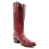 Фото #3 товара Ferrini Scarlett Embroidery Snip Toe Cowboy Womens Red Dress Boots 8426122