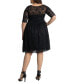 Фото #3 товара Платье коктейльное KIYONNA Luna Lace Plus Size