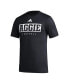 Фото #3 товара Men's Black Texas A&M Aggies Football Practice AEROREADY Pregame T-shirt