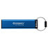 Фото #3 товара Kingston IronKey Keypad 200 - 64 GB - USB Type-A - 3.2 Gen 1 (3.1 Gen 1) - 145 MB/s - Cap - Blue