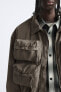 Фото #6 товара Куртка утилитарная с карманами ZARA