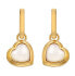 Jac Jossa Soul DE791 Gold Plated Diamond and Pearl Drop Earrings