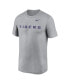 ფოტო #3 პროდუქტის Men's Heather Gray LSU Tigers Primetime Legend Wordmark T-Shirt