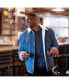 ფოტო #3 პროდუქტის Men's Sherpa Lined Denim Jacket Classic Button Up Jean Trucker Coat