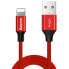 Фото #1 товара Baseus Yiven CALYW-A09 Kabel USB 2.0 - Lightning 1.8 m rot - Cable - Digital