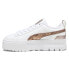 Puma Mayze Glam Lace Up Womens White Sneakers Casual Shoes 39306802 8.5 - фото #3