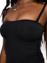 Dorina wireless light padded mesh shaping camisole with removable straps in black