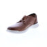 Фото #8 товара Clarks Donaway Plain 26163452 Mens Brown Leather Oxfords Plain Toe Shoes