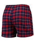Фото #2 товара Men's Navy and Red New England Patriots Ledger Flannel Boxers