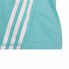 Фото #6 товара Детский Футболка с коротким рукавом Adidas Aeroready Three Stripes Аквамарин