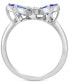 Фото #3 товара EFFY® Tanzanite Butterfly Statement Ring (1-1/6 ct. t.w.) in Sterling Silver