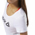 Women’s Short Sleeve T-Shirt Reebok Scoop Neck White