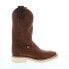 Фото #1 товара Double H Wooten Domestic Wide Square Toe Roper 12" Mens Brown Work Boots