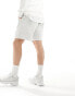 Weekday jersey shorts in grey melange