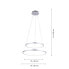 LED Pendellampe RING silber