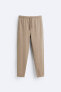 Easy care jogger waist trousers