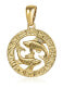 Gold-plated fish pendant SVLP0713XH2GORY