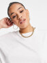 Something New Curve X Naomi Anwer oversized t-shirt in white