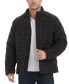 Men's Stretch Seamless Brick Quilted Full-Zip Puffer Jacket