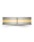 Titanium 14k Gold Inlay Flat Wedding Band Ring