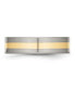 ფოტო #2 პროდუქტის Titanium 14k Gold Inlay Flat Wedding Band Ring