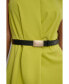 Фото #6 товара Women's Belted A-Line Dress