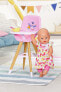 Фото #5 товара Zapf BABY born Highchair - Doll high chair - 3 yr(s) - Pink - White - Wood - Baby doll - BABY born - Child