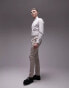 Фото #10 товара Topman super skinny herringbone texture suit trousers in stone