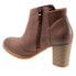 Softwalk Kora S1856-255 Womens Brown Leather Zipper Ankle & Booties Boots 11