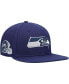 Фото #1 товара Men's College Navy Seattle Seahawks Logo II Snapback Hat
