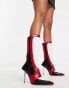 Фото #1 товара Jeffrey Campbell Motorsport knee boots in colourblock