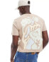 ASOS DESIGN boxy t-shirt with abstract back print in beige Kopfsteinpflaster, XS - Chest 36 - фото #1