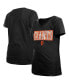 Big Girls Black San Francisco Giants Flip Sequin Team V-Neck T-shirt
