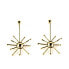 Фото #12 товара SUN earrings #shiny gold 1 u