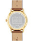 ფოტო #3 პროდუქტის Unisex Elliot Saddle Leather Strap Watch, 40mm