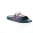 Robert Graham Avenue RG5838F Mens Blue Leather Slip On Slides Sandals Shoes 9