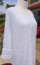 Alfani Women's Scoop Neck Dolman Sleeve Blouse Bright White S